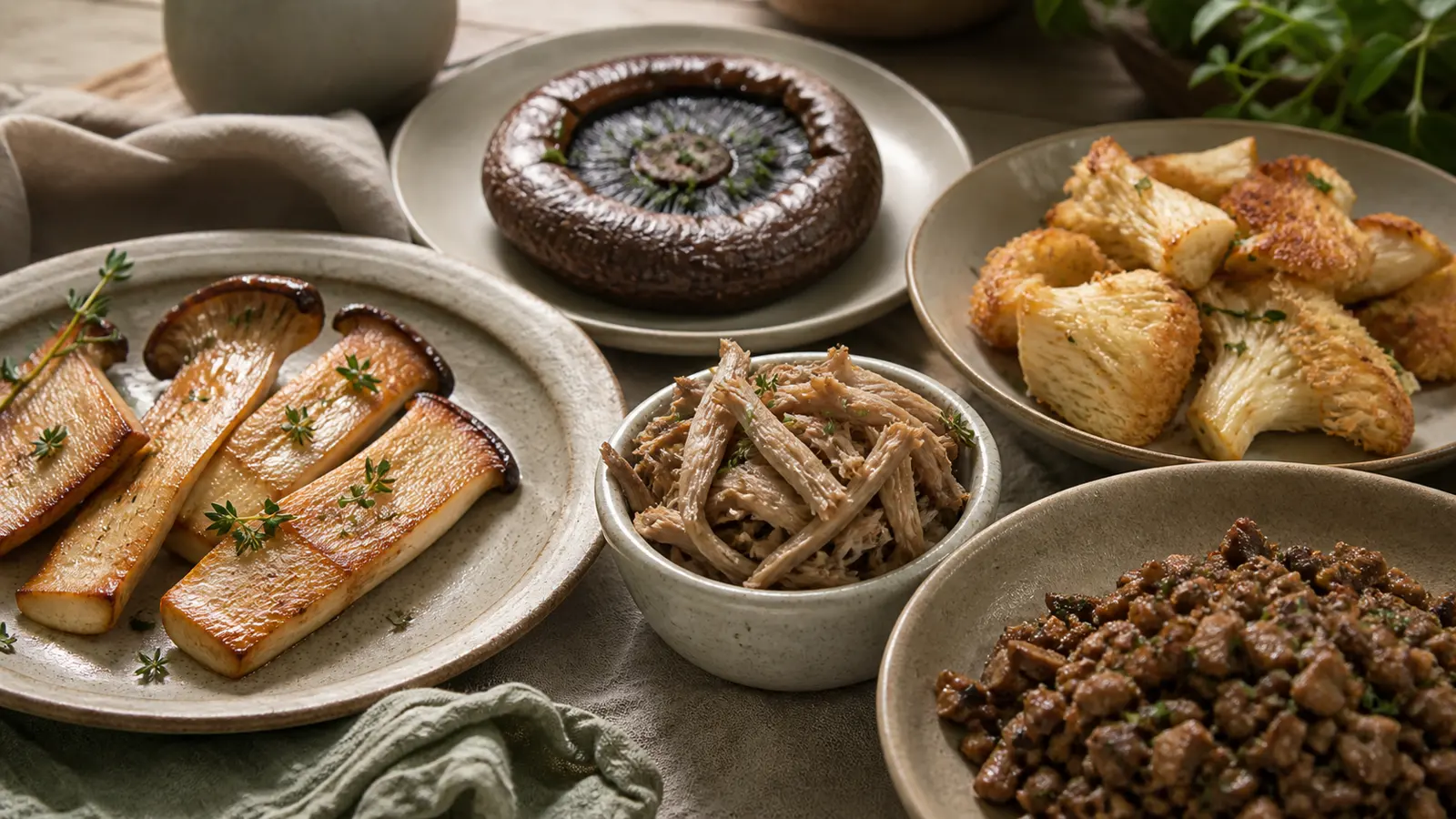 5 Best Mushrooms for Replacing Different Cuts of Meat