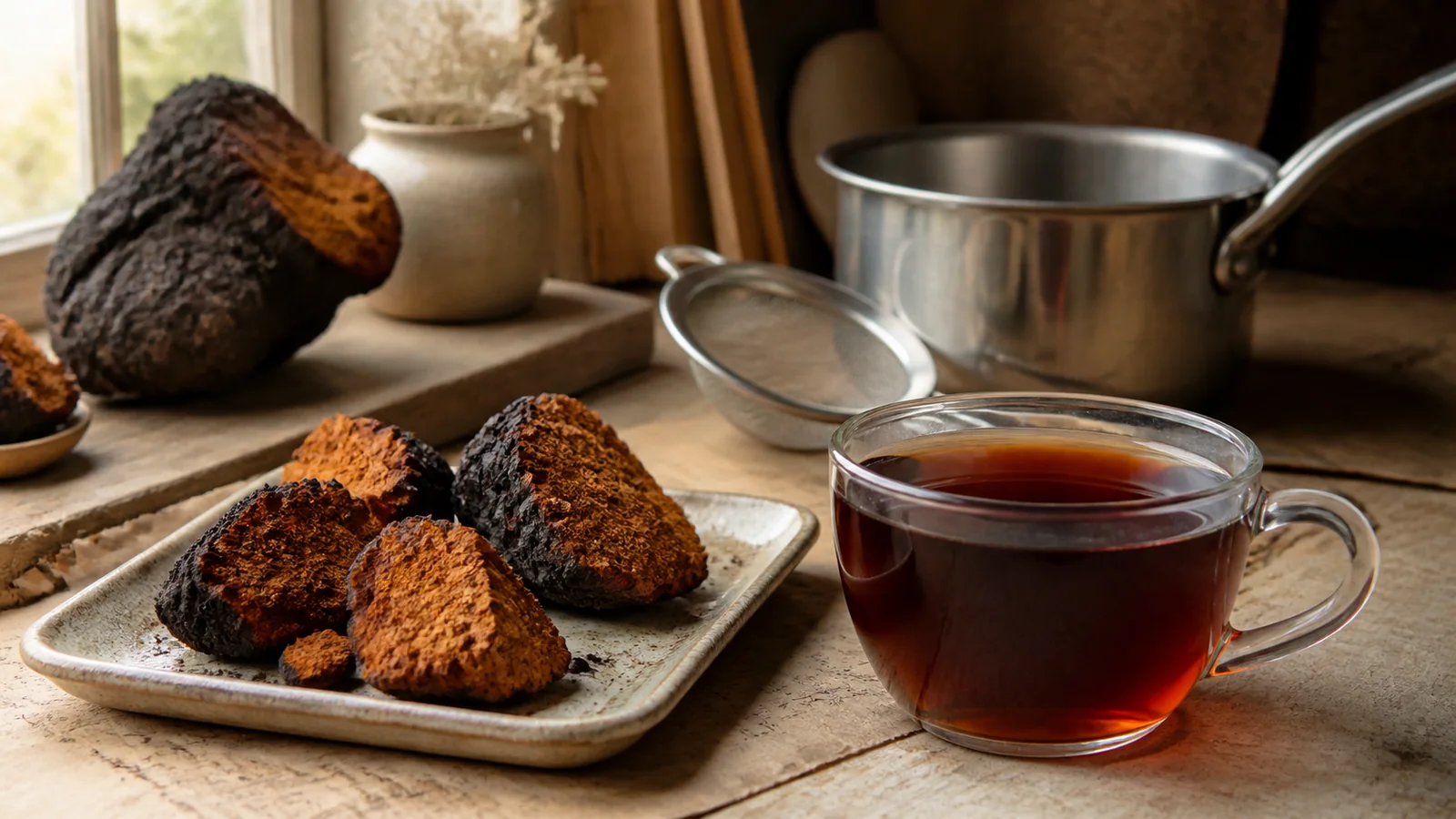 How to Cook Chaga Without Guessing the Final Strength