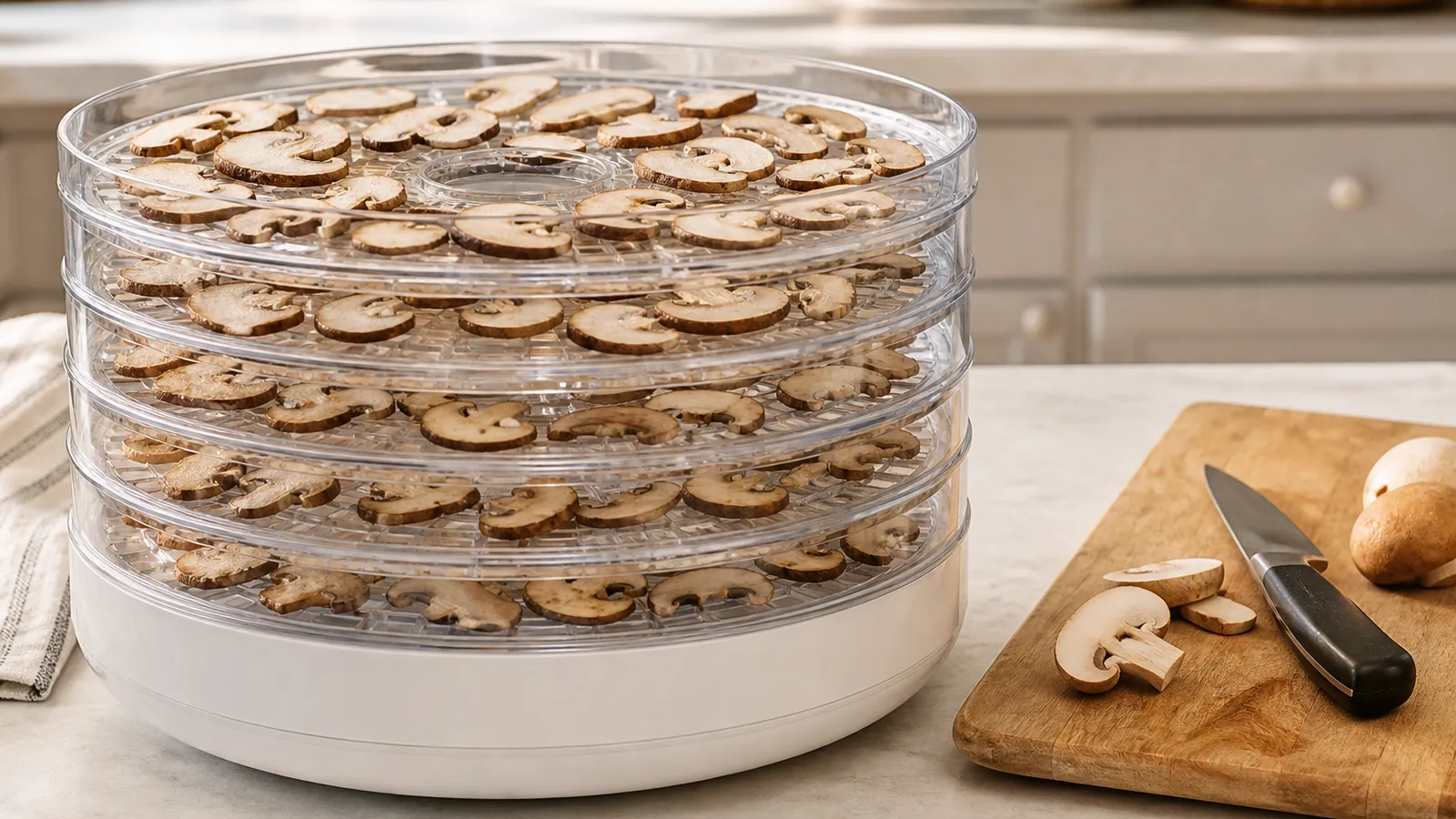 Drying Mushrooms: One Temperature Decides the Whole Batch