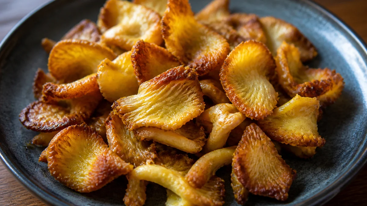 How to cook golden oyster mushrooms: a very short window