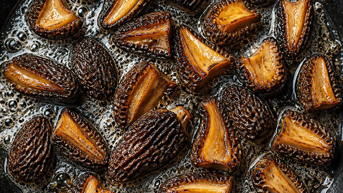 How to Cook Black Morels: Halve Them, Never Slice Them
