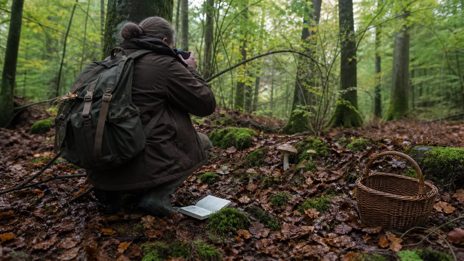 Mushroom Foraging in France Begins with the Forest Owner