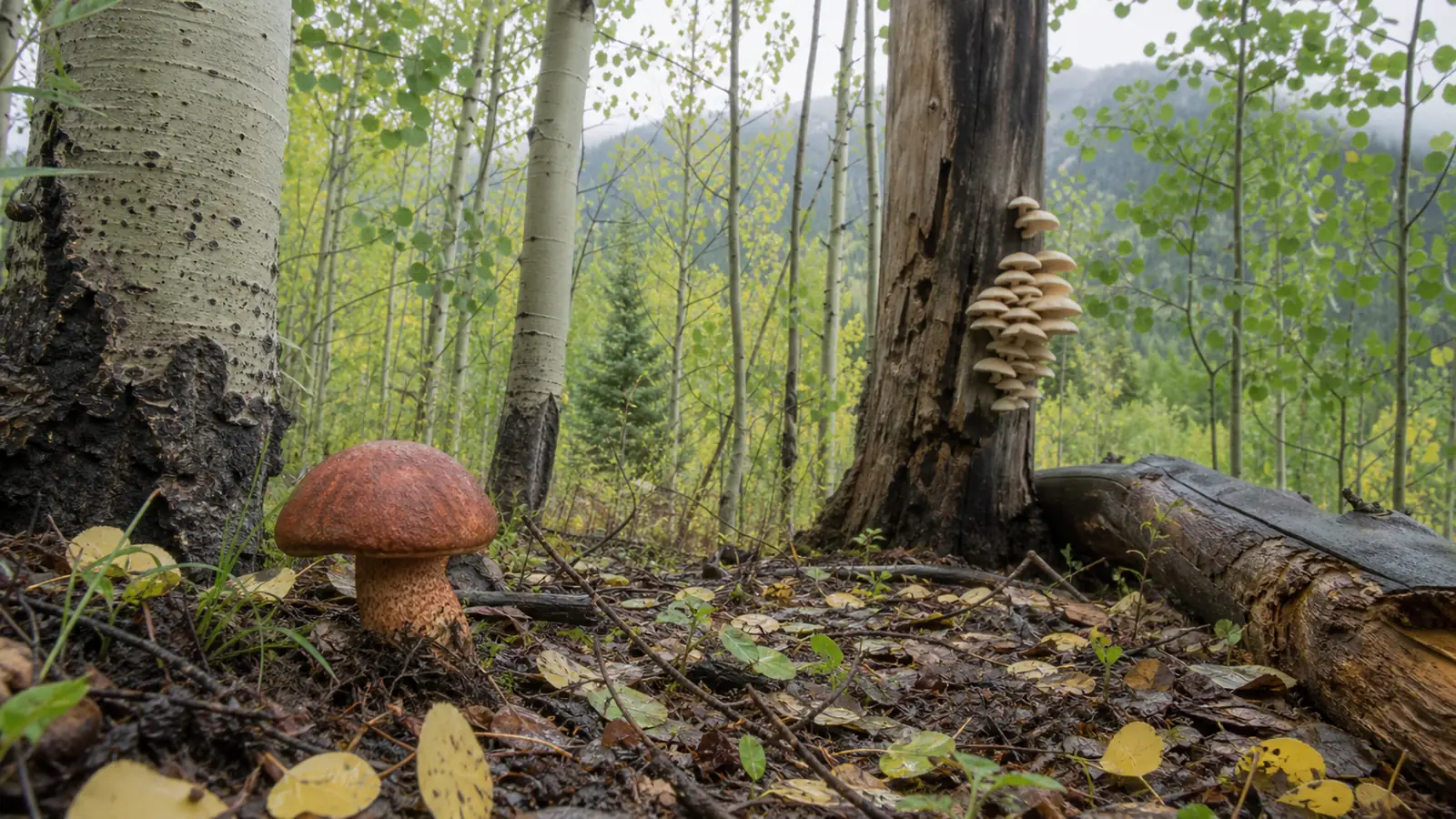 Which Mushrooms Grow in Aspen Groves?