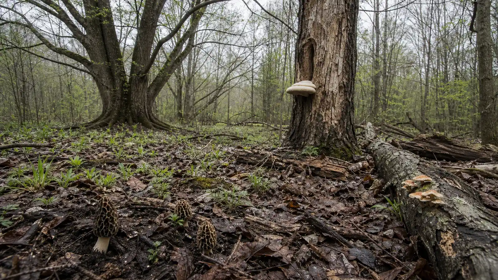 Which Mushrooms Grow on Elm Trees, and Where?