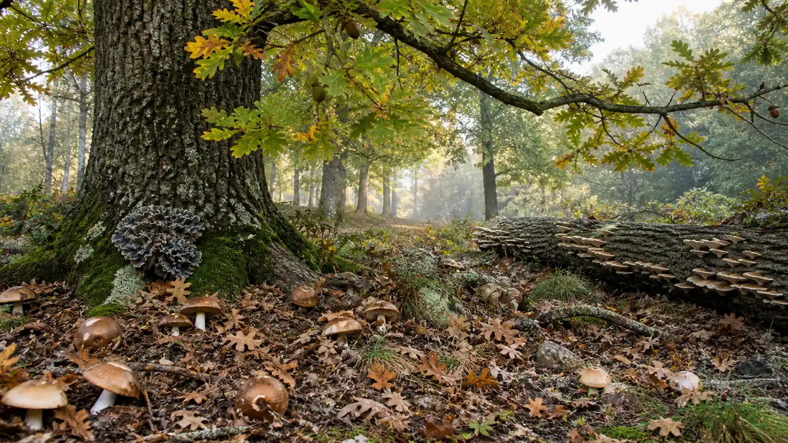 Which Mushrooms Grow on Oak Trees?