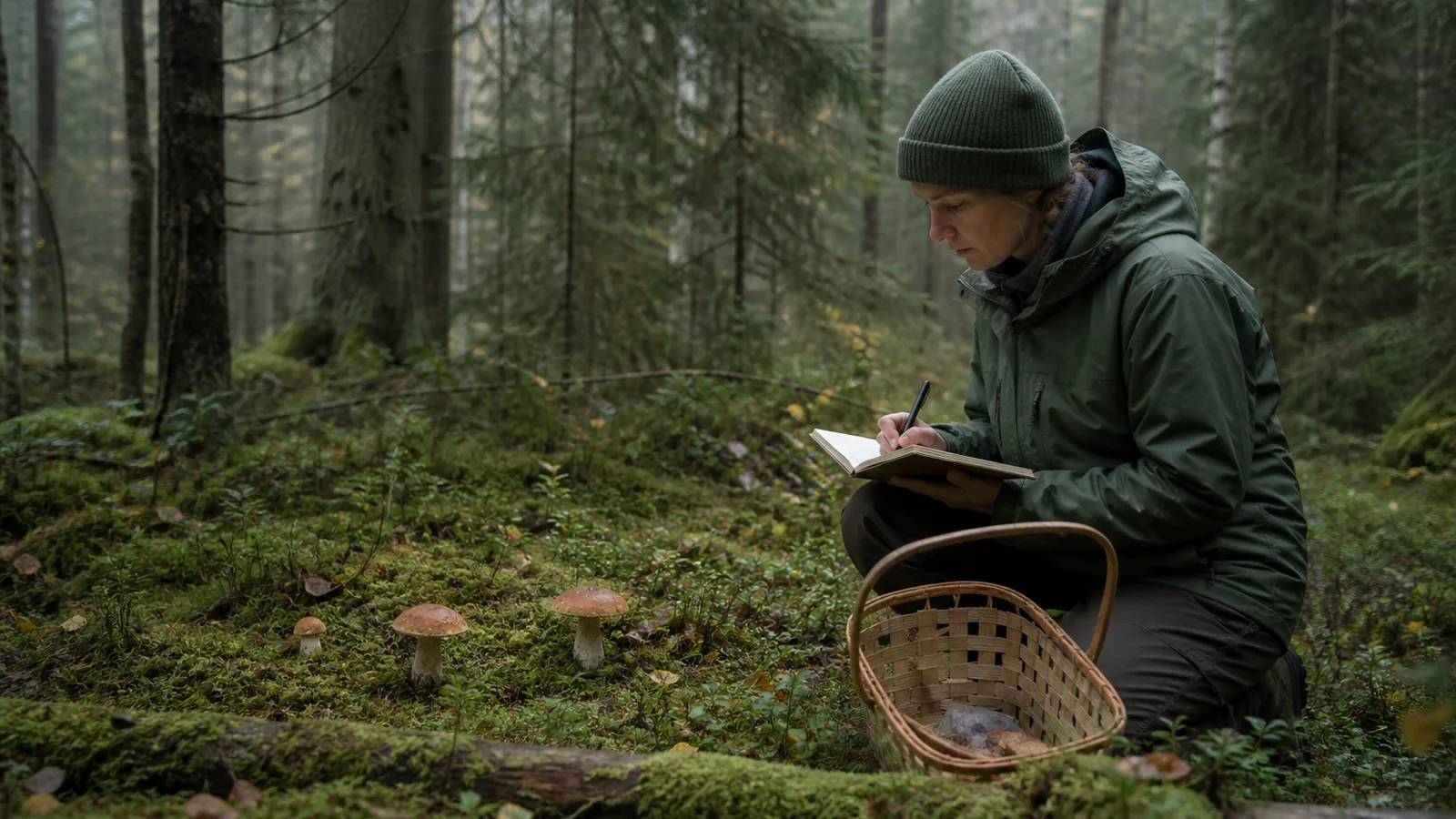 Mushroom Foraging in Scandinavia Follows Three Clocks