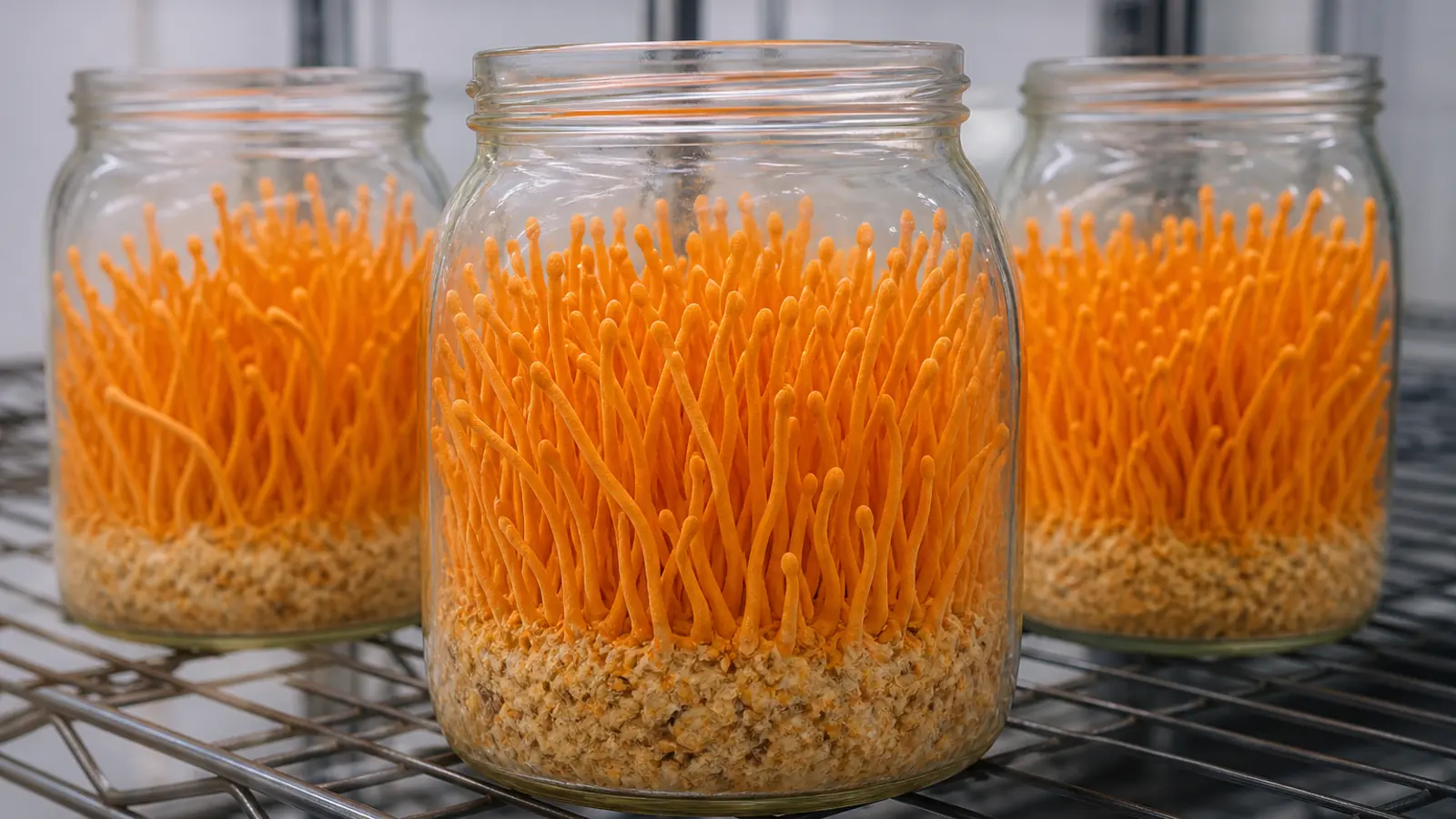 How Do You Grow Cordyceps militaris in Rice Jars?