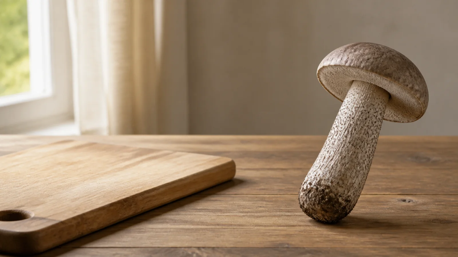 Whole brown birch bolete kept separate from a pregnancy meal - birch bolete pregnancy safety | KnowTheSpore
