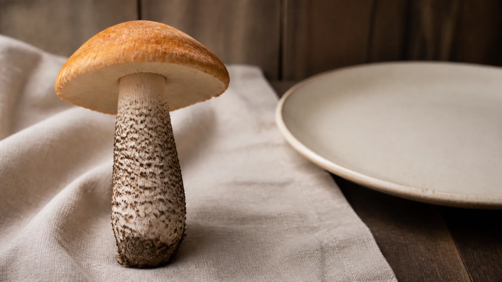 Whole orange birch bolete kept outside a pregnancy meal - orange birch bolete pregnancy safety | KnowTheSpore