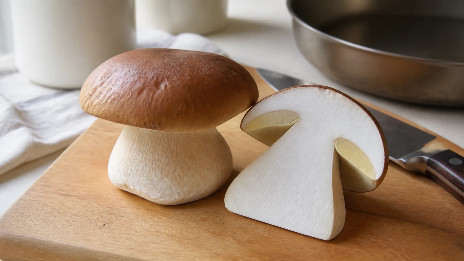 Whole verified porcini prepared for thorough cooking during pregnancy - porcini pregnancy safety | KnowTheSpore