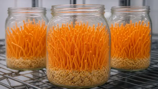 How to Grow Cordyceps: Rice Jars, Darkness, Then Light
