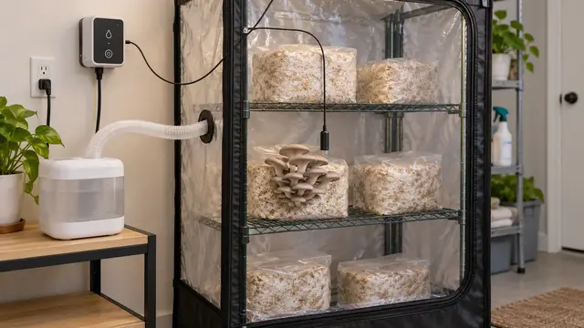 Mushroom Humidity Controller: Probe, Setpoint and Testing